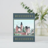 1729 A. de Haen Dutch Kasteel WESTERVELT Briefkaart (Staand voorkant)