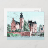 1729 A. de Haen Dutch Kasteel WESTERVELT Carte pos (Devant / Derrière)