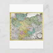 1730 Homann Map of Niedersaxond Berlin Lubeck H Briefkaart (Voorkant)