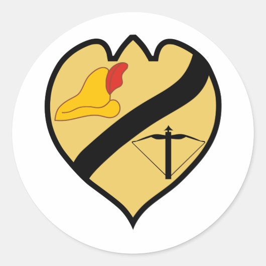 173e AHC Robinhoods Ronde Sticker (Voorkant)