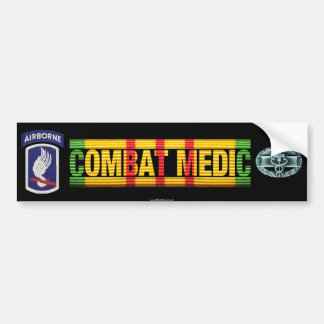 173e Airborne Bde. Vietnam BESTRIJDT MEDIAIRE Stic Bumpersticker