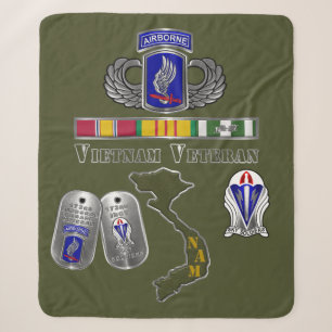 173e Airborne Brigade Vietnam Veteraan Sherpa Deken
