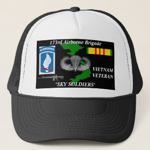 173e AireBorne Brigade Vietnam Veteraan Ball Pette Trucker Pet