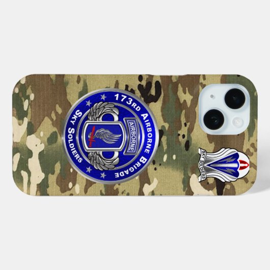 173e brigade Case-Mate iPhone case (Achterkant (horizontaal))