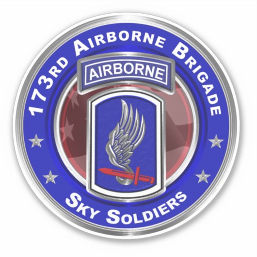 173e brigade sticker (Voorkant)