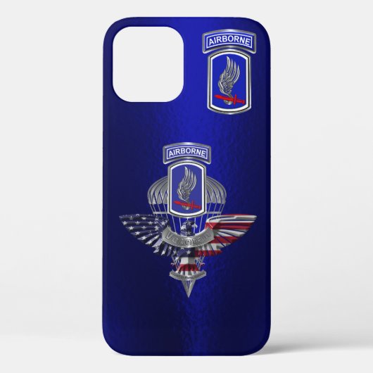 173e Luchtlandingsbrigade Gevechtsteam Airborne Case-Mate iPhone Case (Achterkant)
