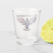 173e vlucht "Proud to Served" Shot Glas (Achterkant)