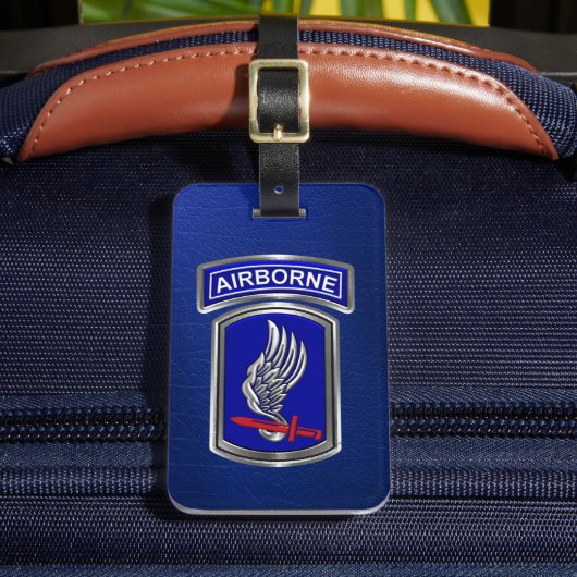 173rd Airborne Brigade   Bagagelabel (Voorkant Insitu 2)
