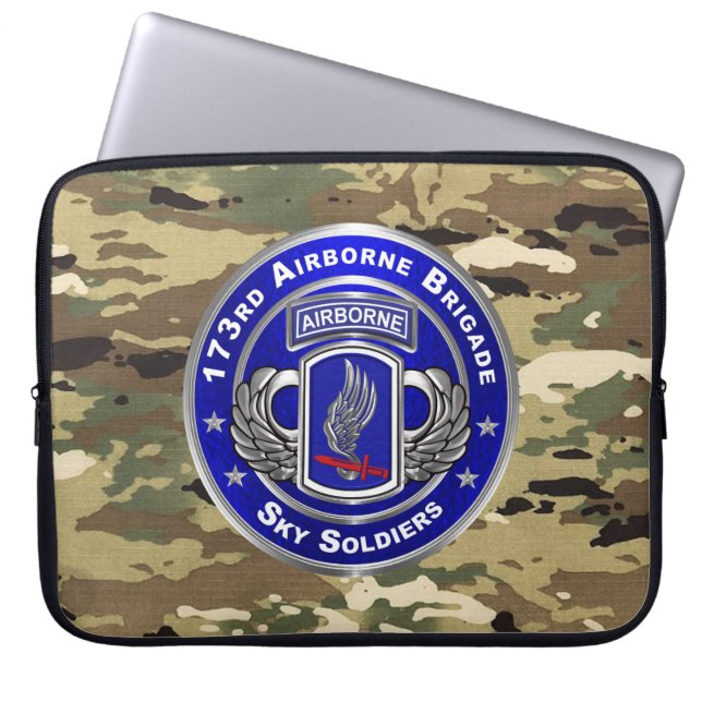 173rd Airborne Brigade  Laptop Sleeve (Voorkant)