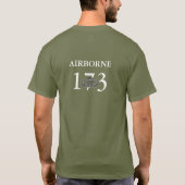 173RD SAUT AÉROPORTÉ De T-SHIRT de FOI (Dos)