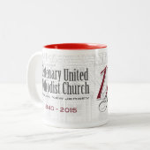 175th tasse de café de luxe d'anniversaire (Devant gauche)