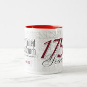 175th tasse de café de luxe d'anniversaire (Centre)