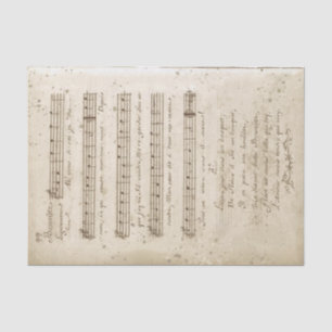 1761 Franse versie van Twinkle Twinkle Little Star Tissuepapier