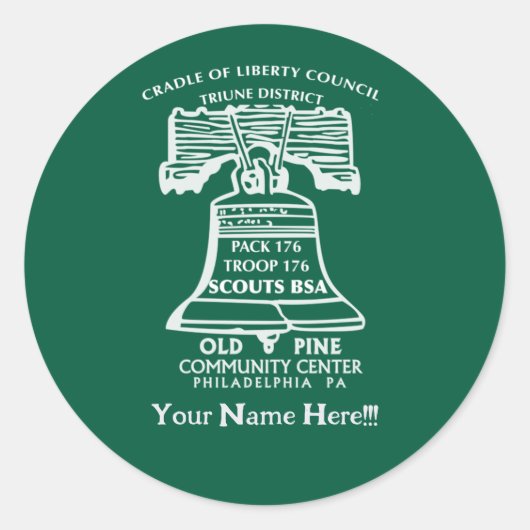 176 gepersonaliseerde Sticker (Voorkant)