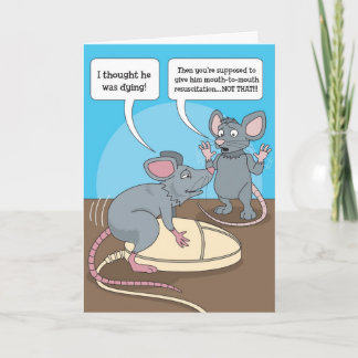 #176 muizen Om het even welke Gelegenheid Kaart