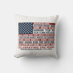 1776-2026 America 250e Verjaardag Presidentiële Au Kussen