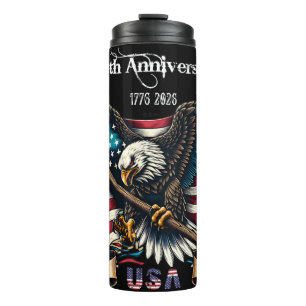 1776 2026 Amerika Verjaardag Thermosbeker