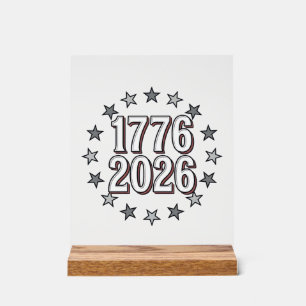 1776 2026 Étoiles Patriotiques Design Vectoriel Vi