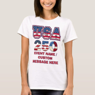 1776–2026 Semi-quincentennial Patriottisch T-shirt