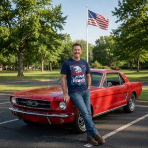 1776-2026 USA 250ste verjaardag Vintage Patriottis T-shirt