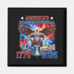 1776-2026 VS 250ste verjaardag 4 juli Magneet