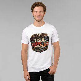 1776-2026 VS 250ste verjaardag 4 juli Tri-Blend Shirt