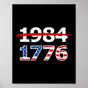 1776 American Patriot Design Company Weersta 1984  Poster