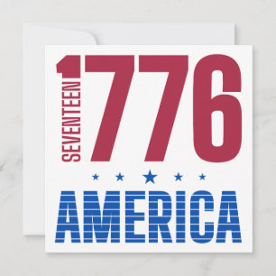 1776 Amerika 250 jaar historische vrijheid Kaart