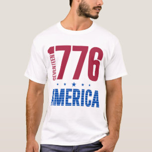 1776 Amerika 250 jaar historische vrijheid T-shirt