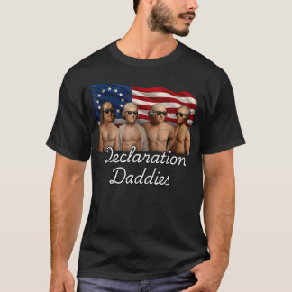 1776 Amerika Verklaring Pappies T-shirt