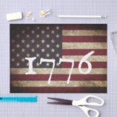 1776 Amerikaans vlagpatriotticum Tissuepapier (Craft)