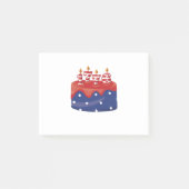 1776 Birthday Cake Post-it® Notes (Voorkant)