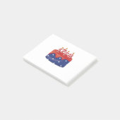 1776 Birthday Cake Post-it® Notes (Schuin)