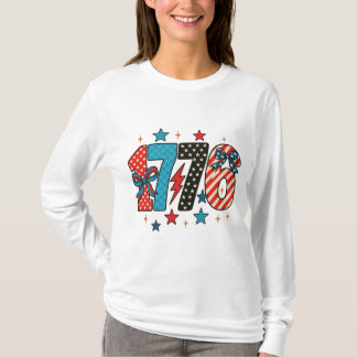 1776 Coquette Patriotic PNG T-shirt