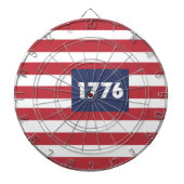 1776 Dartboard met metalen kooi Dartbord (Voorkant)
