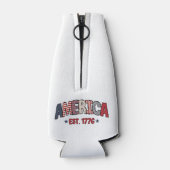 1776 Fête de l'Indépendance Glacière de bouteille (Dos)