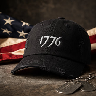1776 Geborduurd Amerikaans Geborduurde Pet