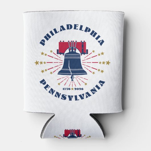 1776 Glacière anniversaire de Liberty Bell Amériqu (Devant)