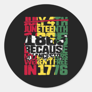 1776 juli 1994 - 18e verjaardag - Ancestoren - vri Ronde Sticker