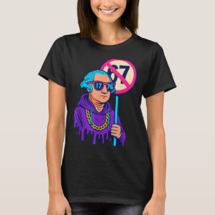 1776 Meer dan 67 Grappige Meme George Washington D T-shirt
