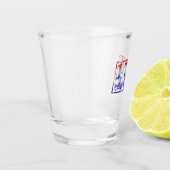 1776 Onafhankelijkheid Shot Glas (Links)