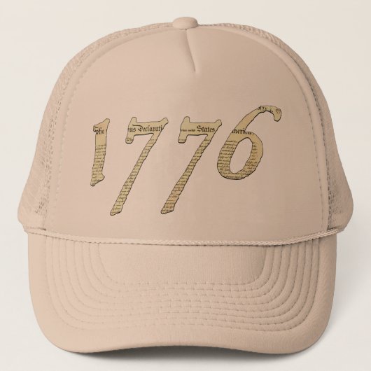 1776 Onafhankelijkheidspet Trucker Pet (Voorkant)