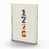 1776 Patriotic American Flag Fotoblokken (Rechts)