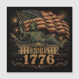 1776 Patriottische Amerikaanse Vlag Standbeeld van