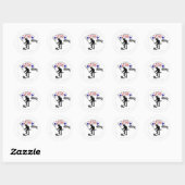 (1776) RONDE STICKER (Vel)