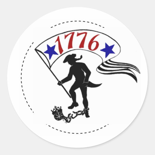 (1776) RONDE STICKER (Voorkant)