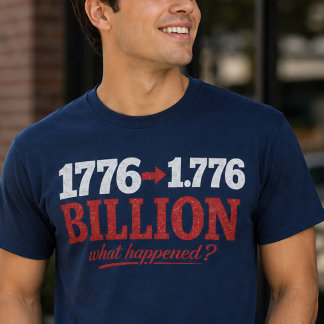 1776 tot 1,776 miljard T-shirt