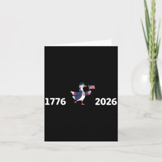 1776 tot 2026 Patriottische USA Vogel Vlag voor 25 Kaart