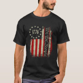 1776 Wij de Amerikaanse grondwet van het volk T-shirt (Voorkant)
