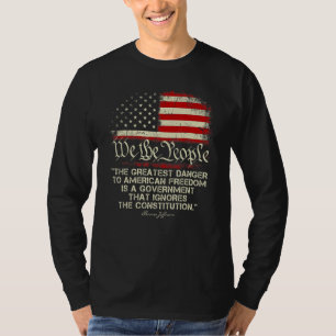 1776 Wij Het Volk De Grootste Gevaar Voor Amerika T-shirt